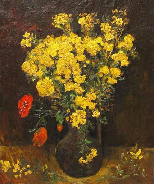 Vincent Van Gogh Poppy Flowers China oil painting art